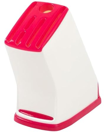 Ceppo per coltelli con fessure, portacoltelli da cucina, supporto per coltelli e organizer, fibre sicure, adatto a tutti i coltel