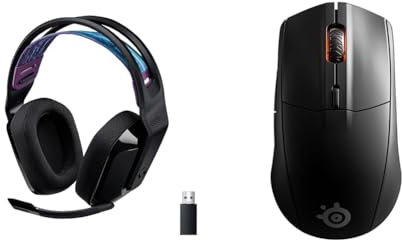 Logitech G535 Lightspeed kabelloses & SteelSeries Rival 3 Wireless - Wireless