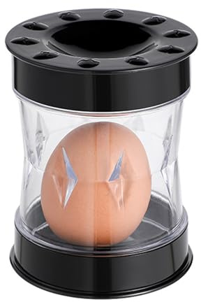 Egg Peeler for Hard Boiled Eggs, Egg Shell Remover Tool, Egg Shell Remover,Boiled Egg Peeler with Compact Design, Egg Opener and Cutter for Kitchen Use (Black