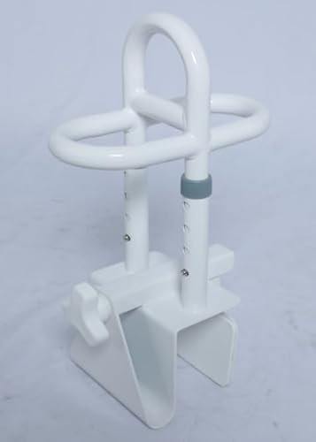 Quattro altezze regolabili per vasca da bagno – Tripla maniglia per ingresso vasca da bagno, maniglia per vasca da bagno senza foratura, asta per vasca da bagno con bordo in gomma per anziani, donne