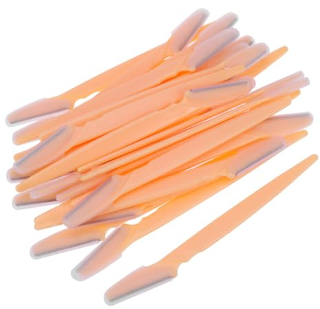 GANAZONO 30 Pezzi taglia sopracciglia strumento per per sopracciglia modellatore portatile facciali Giallo