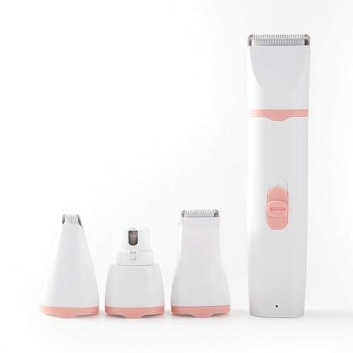 Kavolet Recortadora Multifuncional para Mascotas, Motor Silencioso, Cuchillas Recargables por USB, Cortapelos para Perros y Gatos