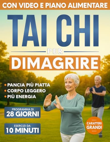 Tai Chi per Dimagrire: Un Programma di 28 Giorni Pensato per Riattivare il Metabolismo e Ridurre il Grasso Addominale | Routine Quotidiana di 10 Minuti con Esercizi Semplici e Movimenti Dolci