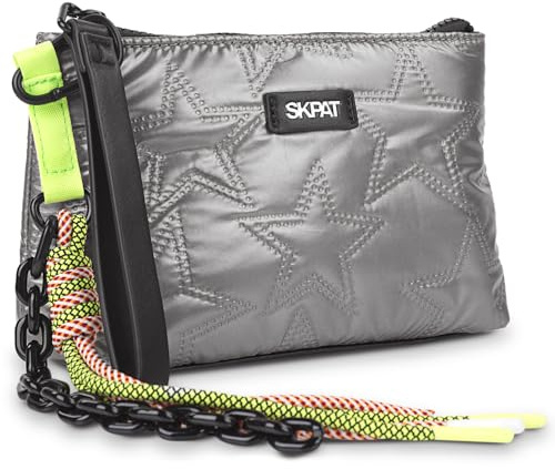 SKPAT - Bolsa De Aseo Mujer Neceser Para Mujer Ideal Para Viaje Neceser Pequeño Y Neceser Maquillaje, Titanio