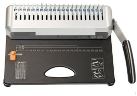 Bindemaschine, Buchbindemaschine, A4 Papier 21 Löcher Bindemaschine Puncher Binder12 Blätter Stanzen Und Binden Büro Hause Werkzeuge A4, A5 für Büro und Heimgebrauch