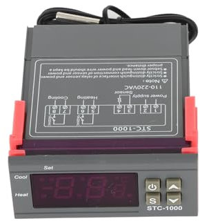 Digitaler Thermostat-Temperaturregler, elektrische Thermostatsteuerung, 110-220 V, Temperatursensor für Aquarium, Paludarium, Terrarien, Zoo