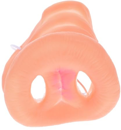 KONTONTY 2 Stück Schweinenasen Kostüm Masken Für Erwachsene Mit Gummiband Lustige Requisiten Für Halloween Karneval Und Kostümpartys Tiermaske Für Kreative Verkleidungen