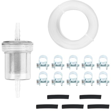 BOROCO Kraftstoff Standrohr Kit, Vollständiges Ersatz-Kit mit Filter, Schläuchen und Schellen für Zusatzheizungen für Eberspacher und Webasto