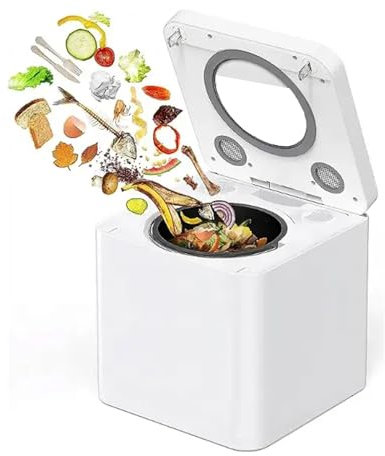 HCAUYNN Household Kitchen Waste Machine, Tabletop Food Waste Composter, Electric Mill Composter,110V