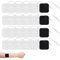 Machine Pads for TENS,24Pcs Tens Pads for Kinetik TENS Machine Pads Self-Adhesive Electrode,TENS Pads Replacement Compatible with TENS (Black+White)