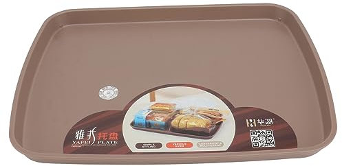 Alipis Bandeja De Plástico Plato Postre Platos Servicio Frutas Decoración Mesa