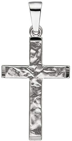 Jobo Damen-Anhänger Kreuz aus 8 Karat 333 Weißgold
