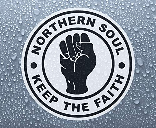 Northern Soul Keep The Faith - Vinilo adhesivo (diámetro 10 cm)