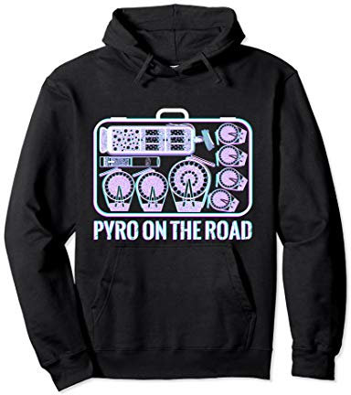 Pyro auf der Feuerwerk Straße Silvester Pullover Hoodie