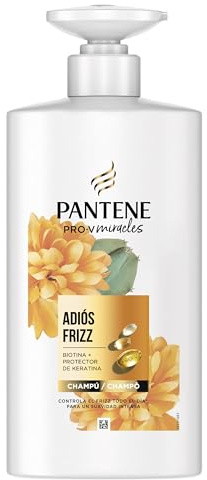 Pantene Pro-V Miracles Frizz Control Champú para Pelo Seco y Dañado, 500ml | Nutrición Profunda, Aporta Suavidad Durante Todo el Día
