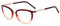 Carolina Herrera Unisex Her 0079 Sonnenbrille, C19/19 Burgund Nackt, 52 cm