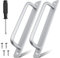 2 Pezzi Maniglia Porta Scorrevole, Distanza Fori 160mm Maniglie per Mobili da Cucina, Maniglie Armadio in Alluminio con Viti, Maniglia Porta Esterna e Interna per Porta,Porte da Giardino,Armadio