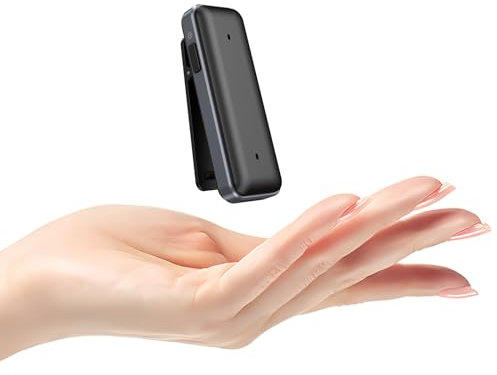 64G Grabadora de Voz Digital, 400 Horas de Capacidad de Grabación, Reducción de Ruido, Grabación con un Solo Toque Grabador de Voz para Conferencias, Charlas, Entrevistas, Reuniones