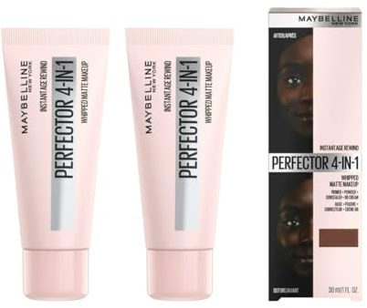 2 x Maybelline Instant Anti Age Perfector 4-in-1 Whipped Matte Makeup - 04 Medium Deep