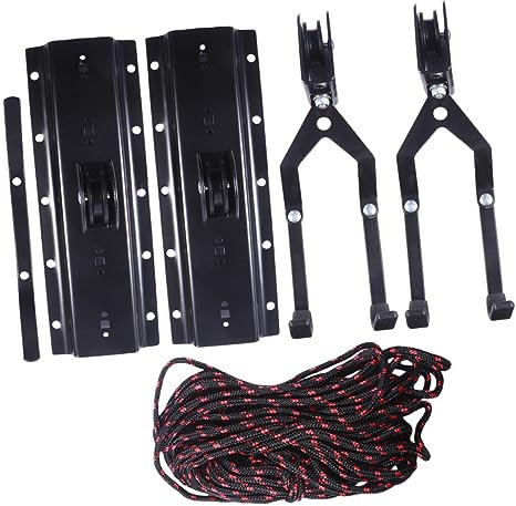 YARNOW Bike Ceiling Hoist Mount Storage Rack for Garage Hanging Rack Ceiling Hook Compatible Mountain Bikes