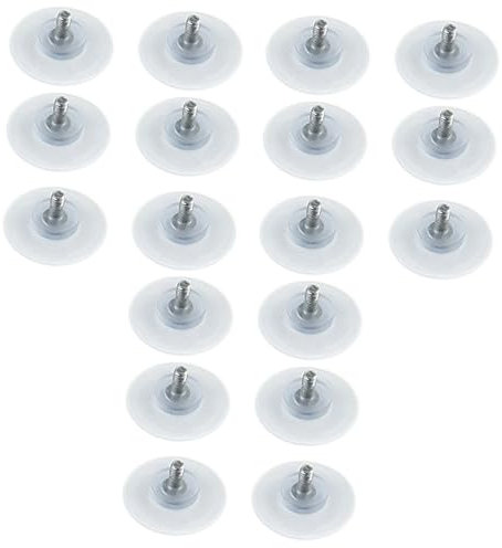 BESTonZON 18 STK Kleiderbügel Saugnapf-Aufhänger Anti-Kollisions-Saugnapf Glas Esstisch Saugnäpfe Schwerlast-Kleiderständer PVC-Saugnapf Saugnapf aus Glas Antikollisions Schreibtisch Mutter