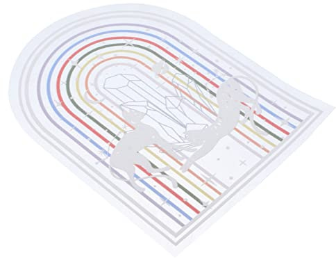 Pegatina Estática de Prisma Arcoíris para Ventana de Pvc
