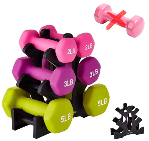 3 Tier Dumbbell Rack for Home Gym Strength Training (Dumbbell Not Included)
