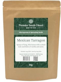 PREMIER SEEDS DIRECT - MICROGREEN Seeds - Mexican Tarragon (25 Grams)
