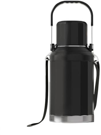 Brocca in acciaio inox, grande capacità, teiera isolata, pratica caraffa termica per acqua, bevande, tè e caffè, brocca isolata in acciaio inox