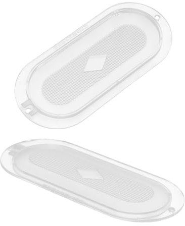 Holibanna Range Hood Light Covers Pair Cooker Hood Lamp Cover Replacement for Cooker Light Lens Universal Fit