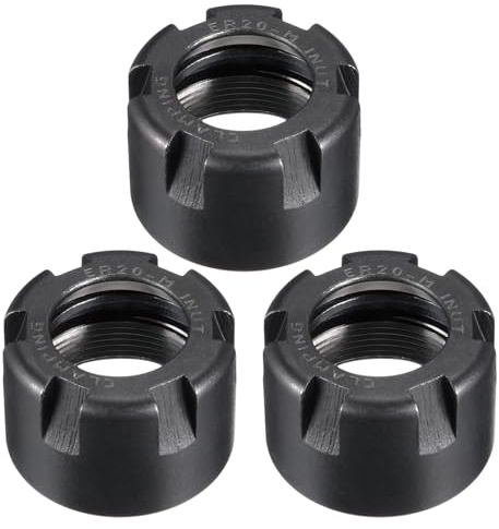 QUARKZMAN 3 Pezzi Dado Di Serraggio ER20M(M24 Per Mandrino Portautensili | Tornio Fresatrice CNC