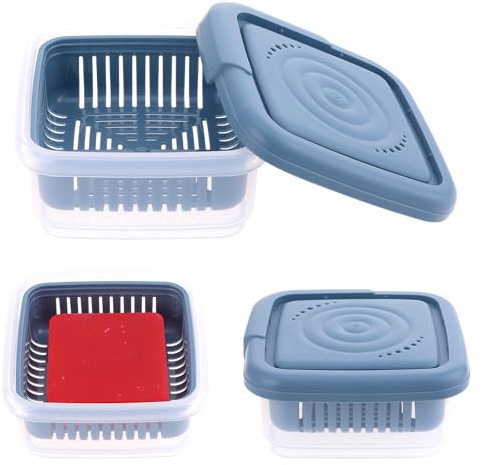 Soap Dish with Lid Leakproof Soaps Box Square Soap Travel Case with Drainage Layer Shower Shampoo Holder Travel Size Toiletries for Gym Bathroom Traveling Camping