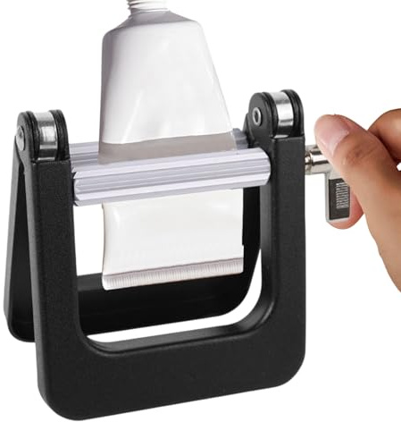 Fyrdyn Exprimidor De Pasta - Clip para Tubos de Tinte de Pelo y Dispensador de Pasta de Dientes | Accesorio Multifuncional para Baño Hogar Viaje, Clip para Ungüentos y Tintes