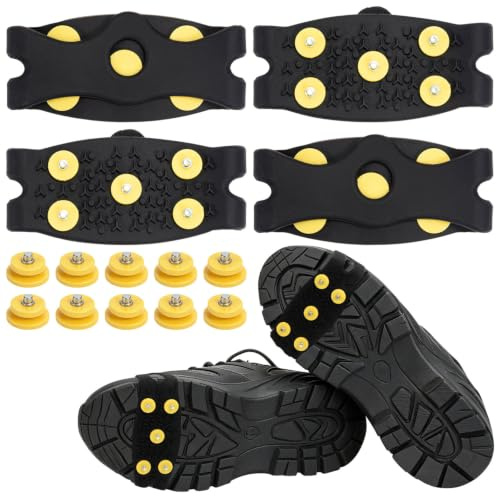 2 Paar Anti Rutsch Schuhspikes, Universal Spikes Schuhe Schuhkrallen