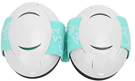 Taidda Cuffie Antirumore per Bambini Fascia Elastica Protezione Acustica Leggera per Neonati Materiale ABS da Viaggio per Dormire (BLUE)