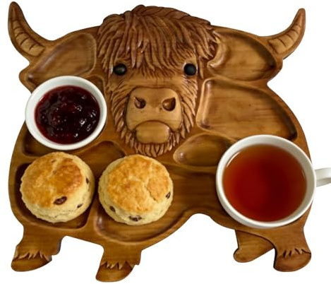 Tabla de quesos – Plato de 13 Pulgadas | Bandeja de charcutería de Madera – Tabla de Servir con diseño de para Carne, Queso, Galletas de Frutas, exhibición para, Banquetes, Cocina, Comedo