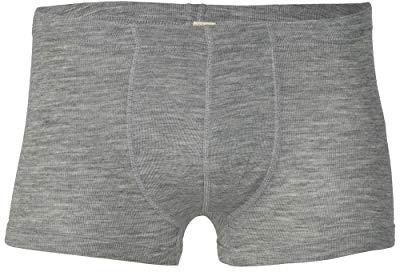 Ängel natur, herr höftbyxor, 70 % ull 30 % silke, Ljusgrå melerad, 54-56