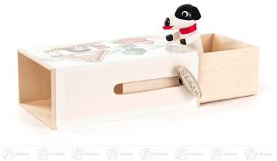 Rudolphs Schatzkiste Musikdose Musikdose Hunde-Box Radezki Marsch NEU Erzgebirge Spieldose Spieluhr