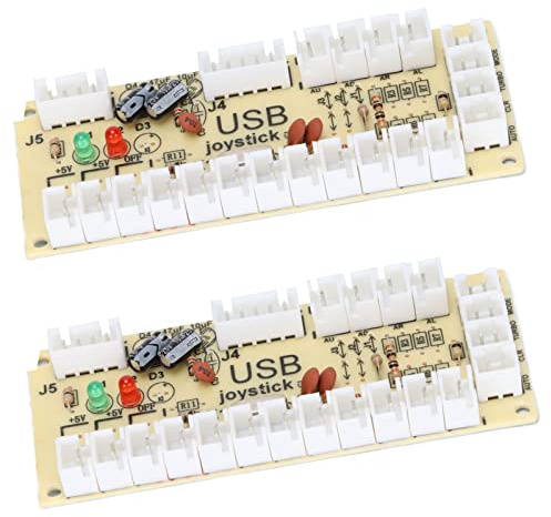 Encodeur USB Zero Delay Bouton USB vers Joystick, pour Jeux de PC pour MAME pour Retro.(QM070913 (Double))