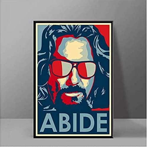 Poster The Big Lebowski Vintage-Filmplakat, Wandkunst, Bilder, Leinwand, Malerei, Poster Und Drucke, Heimdekoration 50X70Cm Kein Rahmen