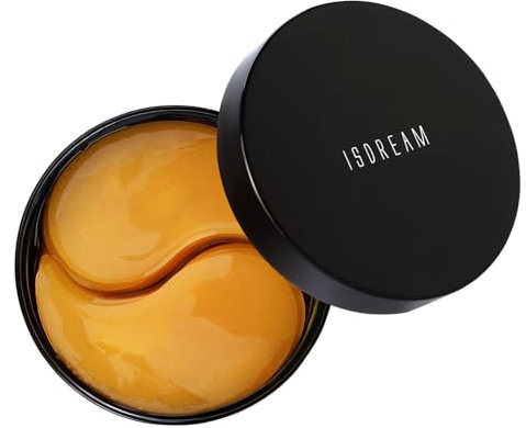 Patch Occhi, Maschera Contorno Occhi Antirughe e Occhiaie, Acido Ialuronico Patch Occhiaie e Borse, Maschere Occhi Isdream Panax Ginseng Per Donna & Uomo, 30 Paia