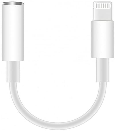 Adaptador de Audio a Jack 3.5mm Blanco Compatible con 7/8/X/12/13/14
