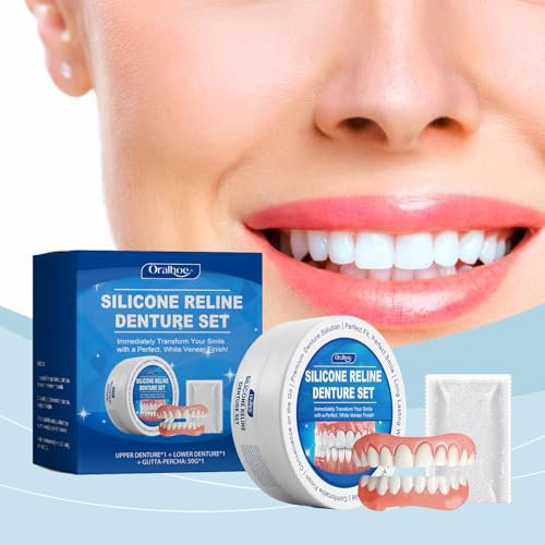 Silicone Reline Denture Set, Professional Denture Silicone Reline Kit