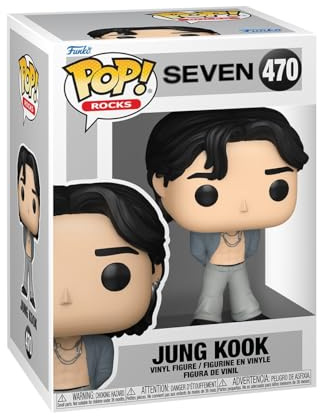 Funko Pop! Rocks: Jung Kook - Jungkook - (Seven) - BTS - Figura in Vinile da Collezione - Idea Regalo - Merchandising Ufficiale - Giocattoli per Bambini e Adulti - Music Fans