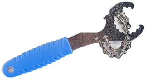 Durlo Herramienta 3 en 1 para extraer el casete de la cadena de bicicleta y el látigo, extractor de volante de inercia de acero al carbono, herramienta de reparación del pedalier de MTB