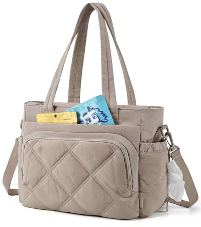 bagsmart Lunchtasche Damen Große Kühltasche Waschbarer Auslaufsicher | Isolierte Lunchtasche für Damen, 15L, 35x17x29cm, auslaufsicher, verstellbarer Gurt, für Arbeit, Picknick & Reisen