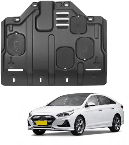 Front Engine Splash Shield Fit for 2015-2017 Hyundai Sonata/Kia Optima 2016-2020, Direct Replacement Engine Splash Guard,Engine Guard for Underbody Protection