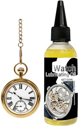 Olio Per Orologi Di Precisione 100 Ml - Grasso Lubrificante Di Alta Qualità Per Meccanismi Di Ingranaggi, Strumenti Da Orologiaio Per La Cura Delle Superfici Dei Cuscinetti Ideale Per Officina, Studio
