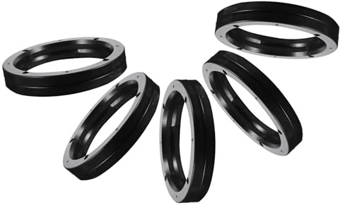 Alipis 5 Paia Anelli Adattatori Distanziatori per Altoparlanti Auto 6 Pollici in Plastica Guarnizione Antivibrazione, Staffe di Montaggio per Impianto Stereo Veicoli, Compatibili