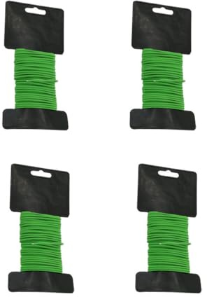 Happyyami Bridas para Cables de Jardín Flexibles y Resistentes de Hierro y TPR, 4 Paquetes para Sujetar Ramas y Árboles en Jardín al Aire Libre